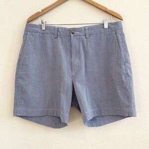 Polo Ralph Lauren Shorts Mens 34 Blue Stretch Classic Fit Embroidered Pony Chino